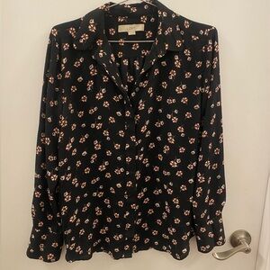 Floral Button Down Blouse